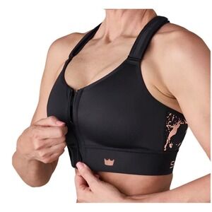 SHEFIT Black and Pink Sports Bra